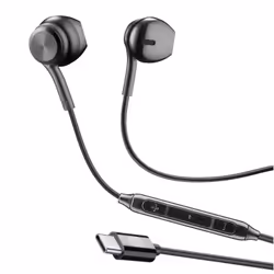 Music Sound Capsule Earphones Auricolare con design a capsula e connettore USB-C, Cablato, Musica e Chiamate, 39 g, Auricolar ...