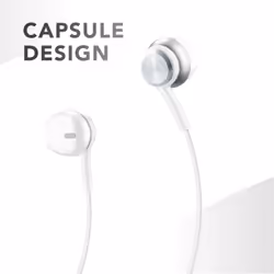 Music Sound Capsule Earphones Auricolare con design a capsula e connettore USB-C
