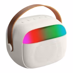 Tech Pop BTSPKKARAOKEMINIW altoparlante portatile e per feste Altoparlante portatile mono Bianco 5 W - Vista aggiuntiva 2