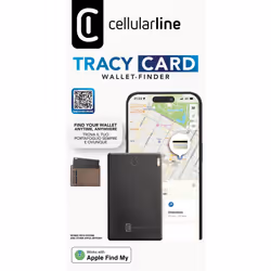 Cellularline Tracy Card - Designed for iOS Dispositivo per trovare oggetti compatibile con tecnologia Apple Find My - Vista aggiuntiva 2