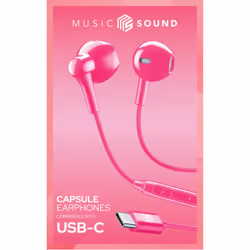 Music Sound Capsule Earphones Auricolare con design a capsula e connettore USB-C