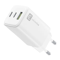 Cellularline Multipower Trio Port 65W - Smartphone, tablet e laptop
