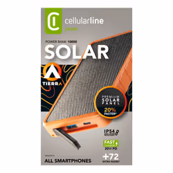 Cellularline Power bank SOLAR Caricabatterie Portatile 10000mAh con pannello solare - Vista aggiuntiva 8