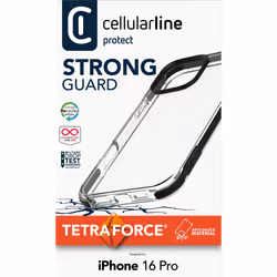 Cellularline Tetra Force Strong Guard - iPhone 16 Pro