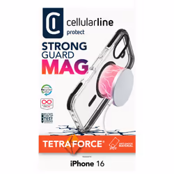 Cellularline Tetra Force Strong Guard Mag - iPhone 16 - Vista aggiuntiva 4
