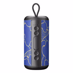 Music Sound Vertical Speaker Bluetooth 5W Veins, 5 W, Wireless, Altoparlante portatile mono, Blu, Cilindro, Tablet/Smartphone