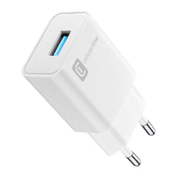 Cellularline ACHUSB18WSMLW Caricabatterie per dispositivi mobili Universale Bianco AC Interno