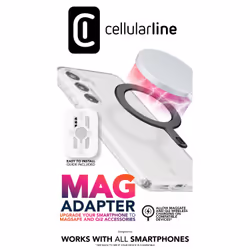 Cellularline Ring Magnetico Universale Nero - Vista aggiuntiva 4