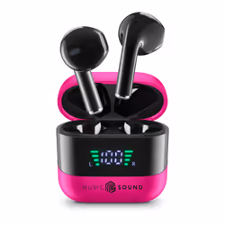 Music Sound BTMSTWSSPARKP, True Wireless Stereo (TWS), Musica e Chiamate, Auricolare, Rosa