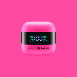 Music Sound BTMSTWSSPARKP cuffia e auricolare True Wireless Stereo (TWS) In-ear Musica e Chiamate Bluetooth Rosa