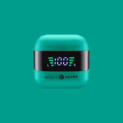 Music Sound BTMSTWSSPARKG cuffia e auricolare True Wireless Stereo (TWS) In-ear Musica e Chiamate Bluetooth Nero, Verde - Vista aggiuntiva 3