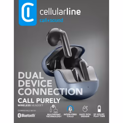 Cellularline Call Purely Auricolari Bluetooth con custodia di ricarica e funzione ENC - Vista aggiuntiva 6