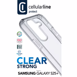 Cellularline Clear Strong - Galaxy S25+, Cover, Samsung, Galaxy S25+, 17,3 cm (6.82"), Trasparente