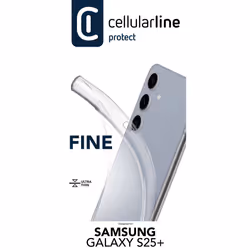 Cellularline Fine - Galaxy S25+, Cover, Samsung, Galaxy S25+, 17,3 cm (6.82"), Trasparente