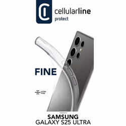 Cellularline Fine - Galaxy S25 Ultra, Cover, Samsung, Galaxy S25 Ultra, 17,3 cm (6.8"), Trasparente