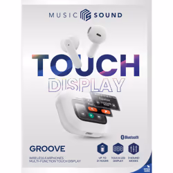 Music Sound GROOVE Auricolare TWS con display touch multi-funzione - Vista aggiuntiva 4