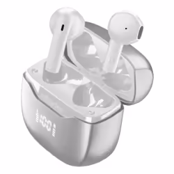 Cellularline Core Pro Auricolari Bluetooth con custodia di ricarica, display LED e funzione ENC