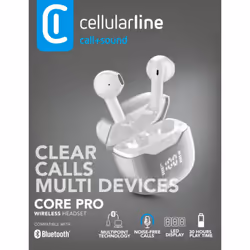 Cellularline Core Pro Auricolari Bluetooth con custodia di ricarica, display LED e funzione ENC - Vista aggiuntiva 6