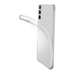 Cellularline Fine - Galaxy A36/A56 Cover in gomma morbida ultra sottile e trasparente
