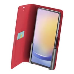 Cellularline Slide & Click - L: (Misure Max Telefono: 90mm X 174mm) Custodia a libro multicompatibile effetto pelle - Taglia L (Misure max telefono: 90mm X 174mm)