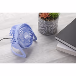 Tech Pop Desk Breeze Ventilatore portatile con cavo usb integrato