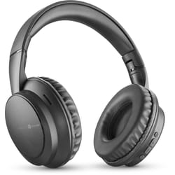 Music Sound Boost Cuffia wireless con 3 modalità EQ, design around-ear pieghevole, microfono integrato e fino a 8 ore di autonomia