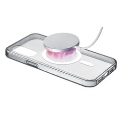 Cellularline Clear Mag - Galaxy S25 Edge Custodia rigida con bordi in gomma compatibile con ecosistema MagSafe