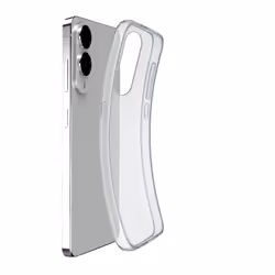 Cellularline Fine - Galaxy S25 Edge Cover in gomma morbida ultra sottile e trasparente