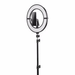 Cellularline Selfie Ring - Light Stand Trasforma ogni ambiente in uno studio personale: SELFIE RING è il treppiede per smartphone con anello LED integrato, dotato di 3 modalità di illuminazione e supporto regolabile per inquadrature perfette. - Vista aggiuntiva 7