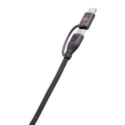 Cellularline CAVO DATA BLOCKER USB-C Cavo USB-C con adattatore data blocker integrato per impedire il trasferimento dati indesiderato durante la ricarica. Ideale per chi utilizza stazioni di ricarica pubbliche. - Vista aggiuntiva 2