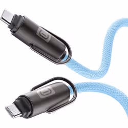 Cellularline USBDATALACEC2CB cavo USB USB C Blu - Vista aggiuntiva 2