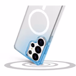 Cellularline Clear Mag - Galaxy S26 Ultra Custodia trasparente ultra resistente con bordo in gomma, compatibile con ecosistema Qi2 e accessori magnetici, trattata contro l’ingiallimento. - Vista aggiuntiva 2