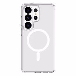 Cellularline Clear Mag - Galaxy S26 Ultra Custodia trasparente ultra resistente con bordo in gomma, compatibile con ecosistema Qi2 e accessori magnetici, trattata contro l’ingiallimento. - Vista aggiuntiva 3
