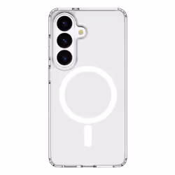 Cellularline Clear Mag - Galaxy S26 Custodia trasparente ultra resistente con bordo in gomma, compatibile con ecosistema Qi2 e accessori magnetici, trattata contro l’ingiallimento. - Vista aggiuntiva 3