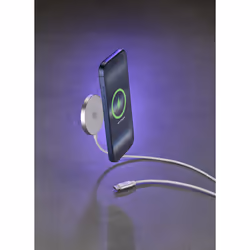 Cellularline MAG PAD Qi2.2 25W Pad Wireless magnetico 25W con tecnologia Qi2.2, progettato per una ricarica rapida ed efficiente di tutti gli smartphone. - Vista aggiuntiva 2