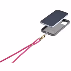 Cellularline WRIST LACE - Laccio da polso - Rosa Laccio da polso universale con finiture premium, compatibile con tutti gli smartphone, anche con custodia. Patch adesiva trasparente inclusa per un’applicazione semplice e sicura. - Vista aggiuntiva 3