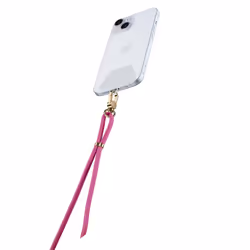 Cellularline WRIST LACE - Laccio da polso - Rosa Laccio da polso universale con finiture premium, compatibile con tutti gli smartphone, anche con custodia. Patch adesiva trasparente inclusa per un’applicazione semplice e sicura. - Vista aggiuntiva 4