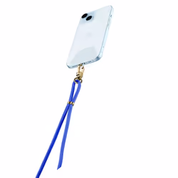 Cellularline WRIST LACE - Laccio da polso - Blu Laccio da polso universale con finiture premium, compatibile con tutti gli smartphone, anche con custodia. Patch adesiva trasparente inclusa per un’applicazione semplice e sicura. - Vista aggiuntiva 4