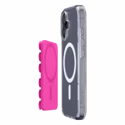 Cellularline Bubble Mug - MagSafe Supporto universale con ventosa e pad magnetico compatibile MagSafe. Fissaggio stabile su superfici lisce. Disponibile in nero e rosa con finiture premium. - Vista aggiuntiva 2