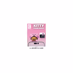 Cellularline KITTY Phone Buddy Mini figura adesiva in PVC a forma di tigre. Ideale per personalizzare smartphone, tablet, laptop e cover con un tocco simpatico e originale. - Vista aggiuntiva 2