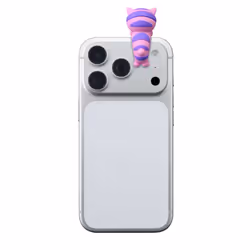 Cellularline KITTY Phone Buddy Mini figura adesiva in PVC a forma di tigre. Ideale per personalizzare smartphone, tablet, laptop e cover con un tocco simpatico e originale. - Vista aggiuntiva 3