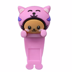 Cellularline KITTY Phone Buddy Mini figura adesiva in PVC a forma di tigre. Ideale per personalizzare smartphone, tablet, laptop e cover con un tocco simpatico e originale. - Vista aggiuntiva 5