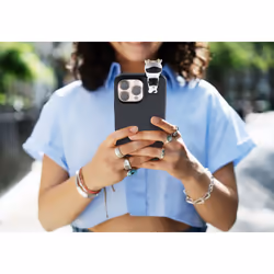 Cellularline MUMU' Phone Buddy Mini figura adesiva in PVC a forma di mucca. Ideale per personalizzare smartphone, tablet, laptop e cover con un tocco simpatico e originale. - Vista aggiuntiva 4
