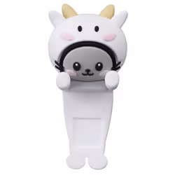 Cellularline MUMU' Phone Buddy Mini figura adesiva in PVC a forma di mucca. Ideale per personalizzare smartphone, tablet, laptop e cover con un tocco simpatico e originale. - Vista aggiuntiva 5