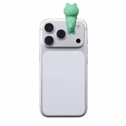 Cellularline FROO Phone Buddy Mini figura adesiva in PVC a forma di rana. Ideale per personalizzare smartphone, tablet, laptop e cover con un tocco simpatico e originale. - Vista aggiuntiva 2