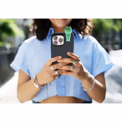 Cellularline FROO Phone Buddy Mini figura adesiva in PVC a forma di rana. Ideale per personalizzare smartphone, tablet, laptop e cover con un tocco simpatico e originale. - Vista aggiuntiva 3