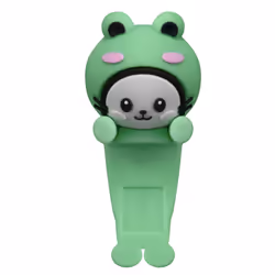 Cellularline FROO Phone Buddy Mini figura adesiva in PVC a forma di rana. Ideale per personalizzare smartphone, tablet, laptop e cover con un tocco simpatico e originale. - Vista aggiuntiva 4