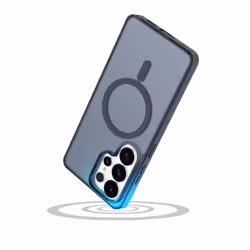 Cellularline FROSTY MAG - Galaxy S26 Ultra Cover semi-trasparente con finitura opaca e bordi colorati, compatibile con l’ecosistema Qi2 e accessori magnetici per smartphone Samsung. - Vista aggiuntiva 2