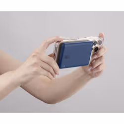 Cellularline PBNEWMAG5000B batteria portatile 5000 mAh Carica wireless Blu - Vista aggiuntiva 6