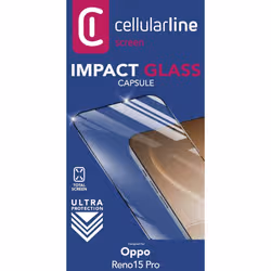 Cellularline Impact Glass Capsule Vetro temperato ultra resistente che protegge da bordo a bordo senza alterare luminosità e sensibilità del display. - Vista aggiuntiva 3